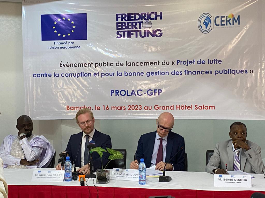 Bamako: Lancement du PROLAC – GFP (Projet de lutte contre la corruption et pour la bonne gestion des finances publiques)